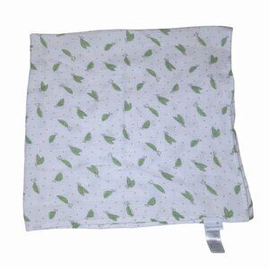 Summer Green Peas Polka Dot Muslin Swaddle Wrap Security Blanket 42" X 37"